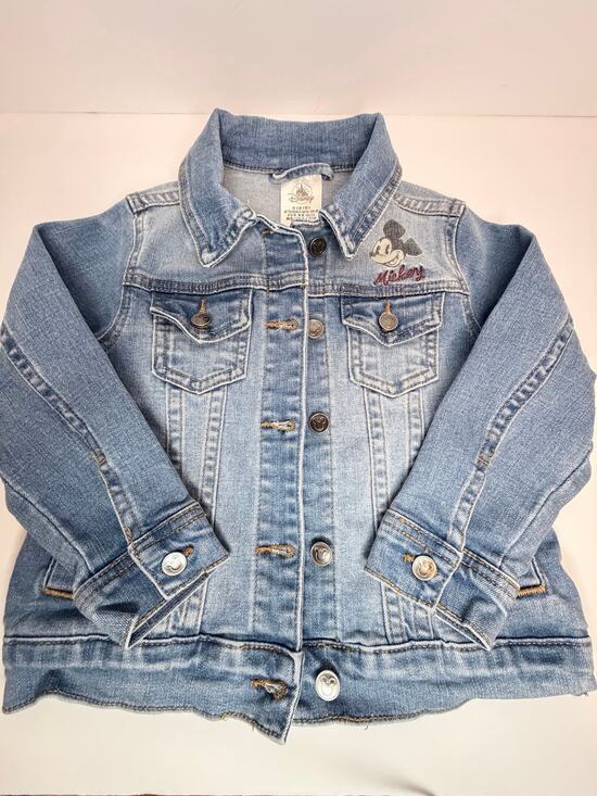 DISNEY PARKS Other - Disney Parks Mickey Mouse Denim Jean Jacket THE ONE AND ONLY Kids Size 4